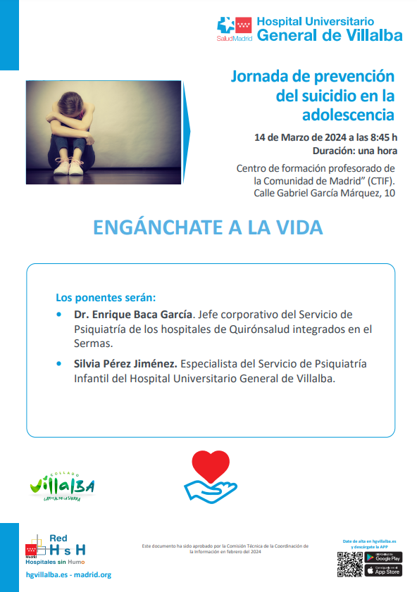 Jornada de prevención del suicidio en la adolescencia