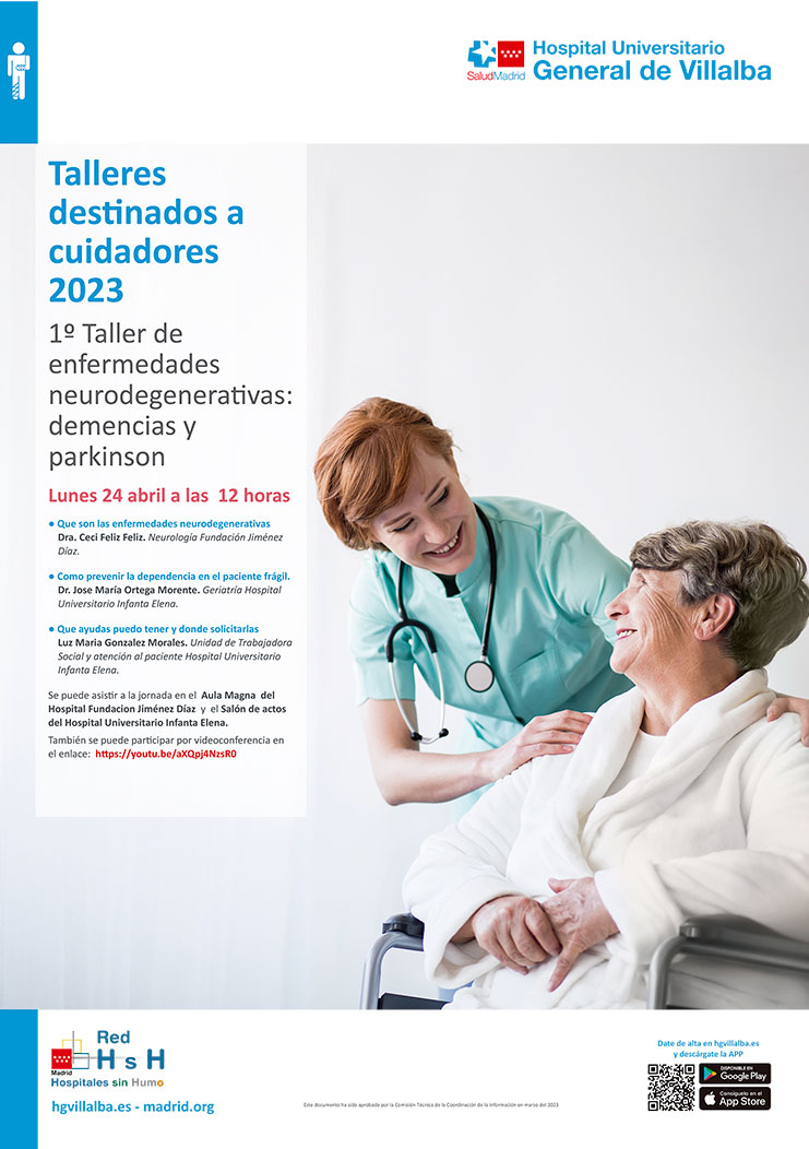 Taller de cuidadores. Enfermedades neurodegenerativas, demencias y parkinson