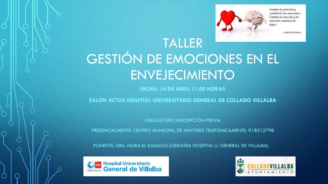 Taller Gestión de emociones en el envejecimiento